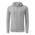 Базалық zip hoodies Unisex Ыңғайлы бос капюшалар